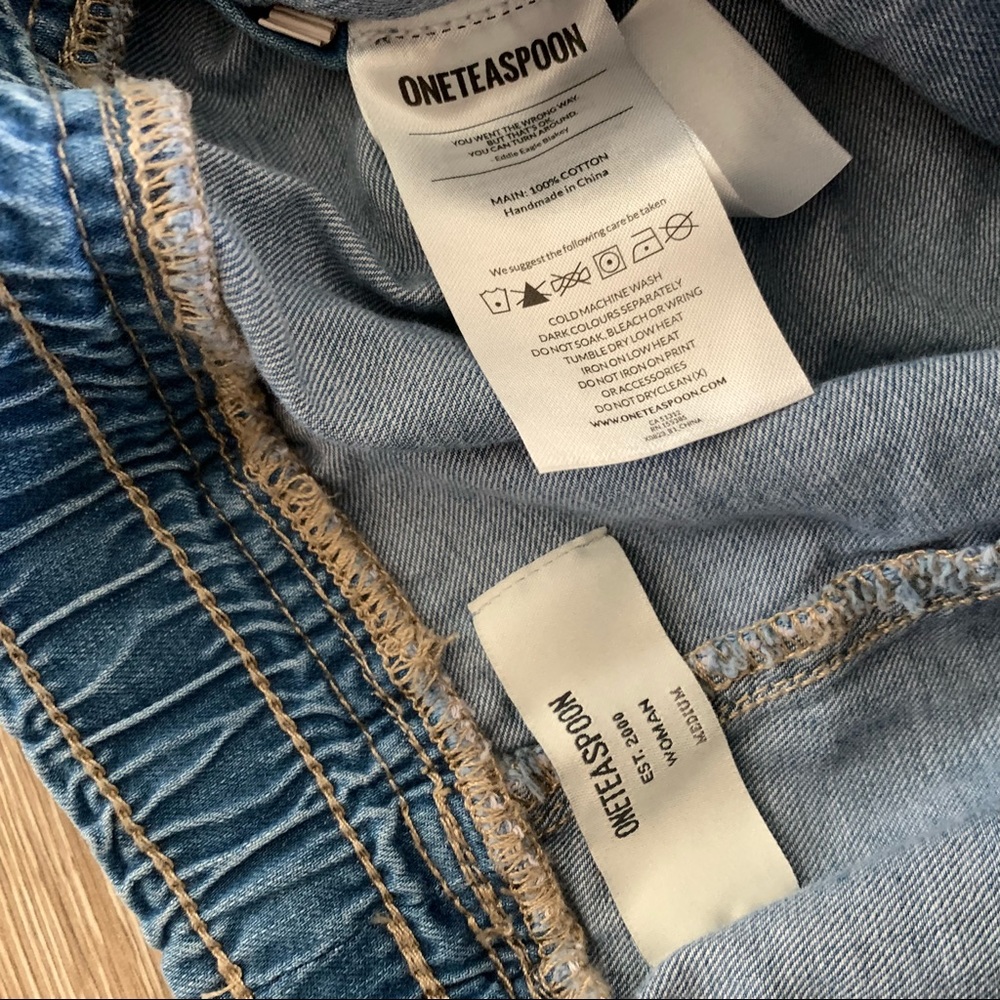 OneTeaspoon Split Seam Hareem Jeans - Picture 3 of 7